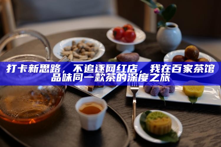 打卡新思路，不追逐网红店，我在百家茶馆品味同一款茶的深度之旅